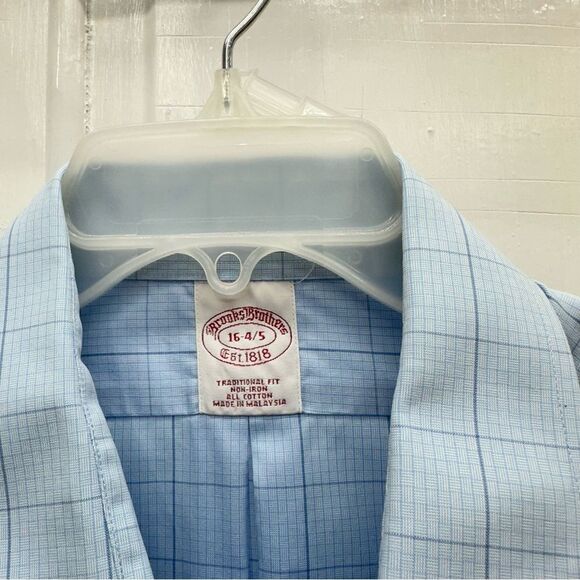 Vintage Brooks Brothers long sleeve button down dress shirt men's 16 4/5.  xl - Picture 3 of 3